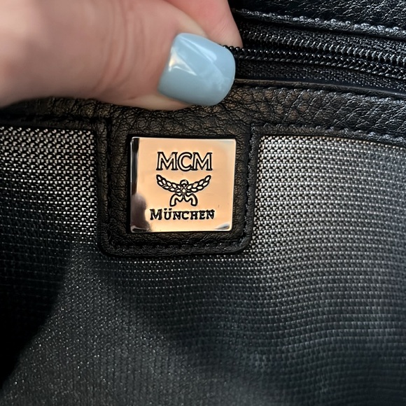 MCM white leather backpack - Picture 12 of 16